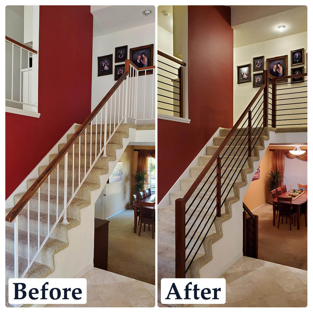 Before After Santa Fe Stair Co   Before After 9 